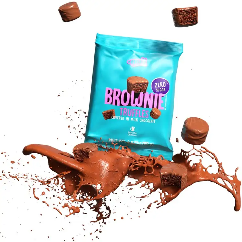 (10packs) Brownie truffles sugar free in bites 2.8oz - Image 3
