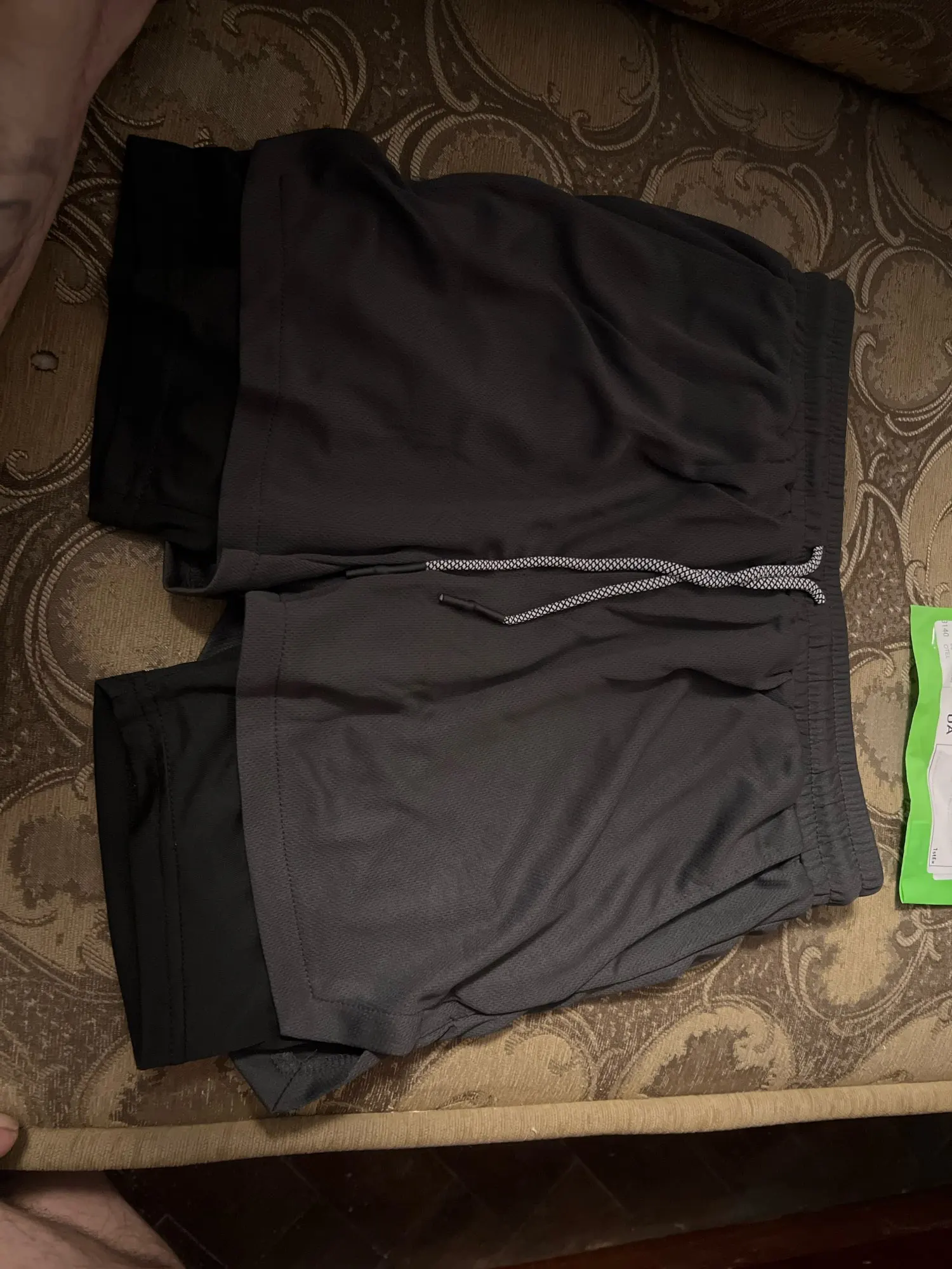 2 in 1 Training Compression Shorts with Pockets