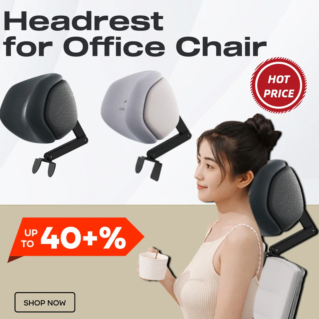 Attachable Chair Head Rest Ergonomic Universal Comfortable Headrest for Office Chair Chair Neck Pillow Desk Chair Home Game Room