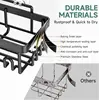 6 - Pack Stainless Steel Adhesive Shower Caddy. Rustproof, with Soap Holder & Large Capacity. Wall - Mounted for Bathroom 4