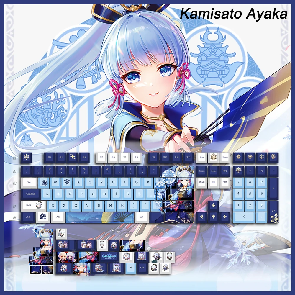 Teclas Genshin Impact, Teclado Raiden Shogun, Anime