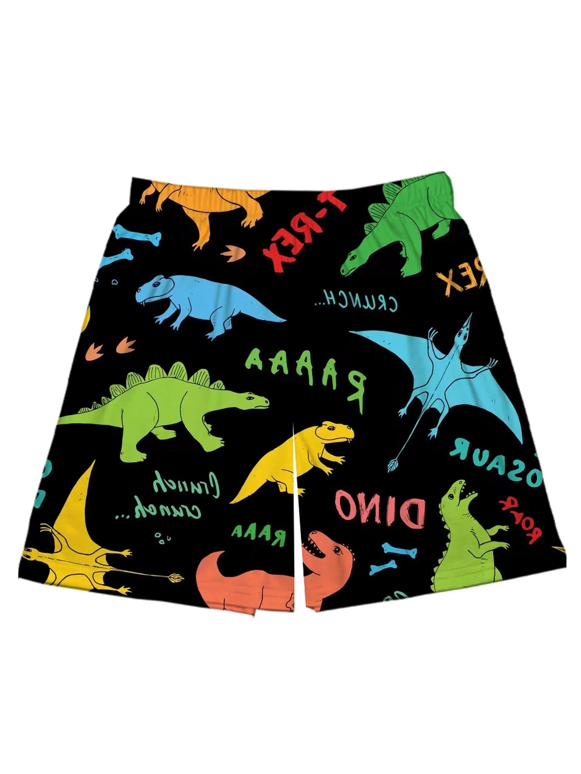 Summer Children's Cute Printed Pattern Short Breathable Sports Casual Pants Loose And Comfortable Clothing For Boys And Girls