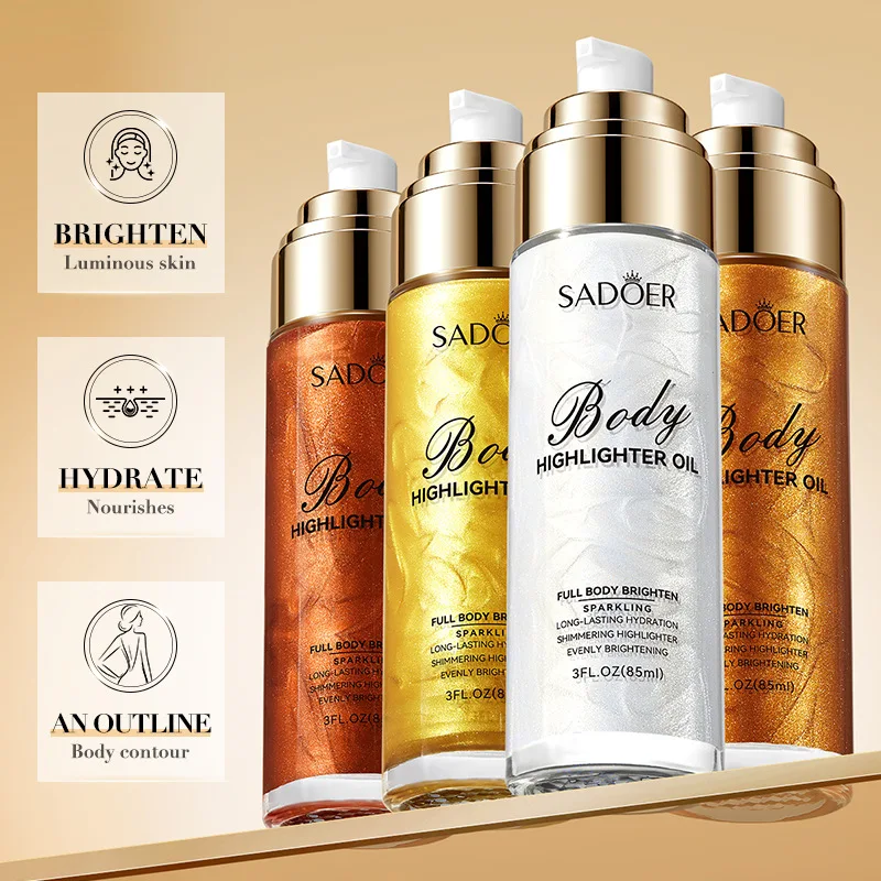 Body Lotion Highlighter Body Cream Moisturizing Lightening Body Lotion Korean skin care products Skin Lightening 6