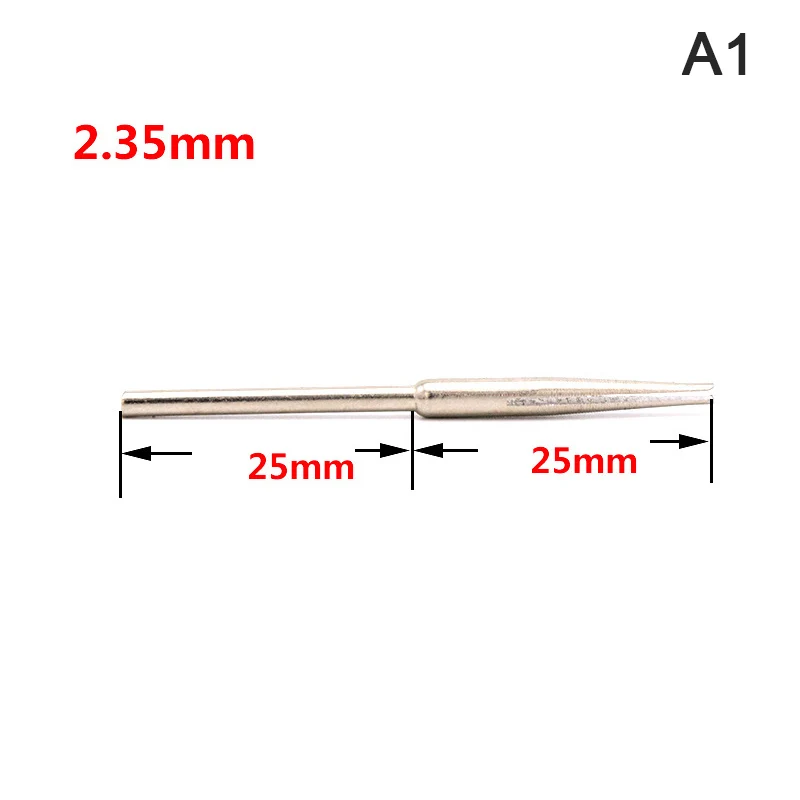 10/12 stücke Schleifpapier Klemme 2,35/3,0mm Befestigungs Stange Split Dorne Lange Schleif Halter Clip Für Elektrische Grinder zubehör – Detail 3
