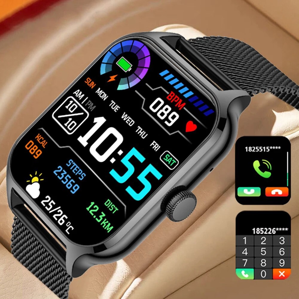 

2023 New Women Smartwatch Bluetooth Call Heart Rate Blood Oxygen Tracker Sport Smart Watch Women Men for IOS Androird For Xiaomi
