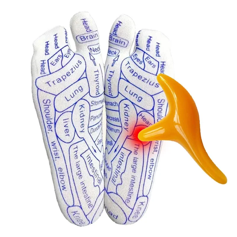 Massage Relieve Tired Feet Socks Acupressure Foot Massager Reflexology Socks Foot Point Tool Physiotherapy Sock Dropshipping