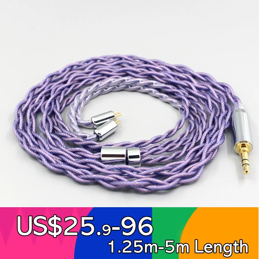 

Type2 1.8mm 140 cores litz 7N OCC Headphone Earphone Cable For 0.78mm Flat Step JH Audio JH16 Pro JH11 Pro 5 6 7 BA LN007879