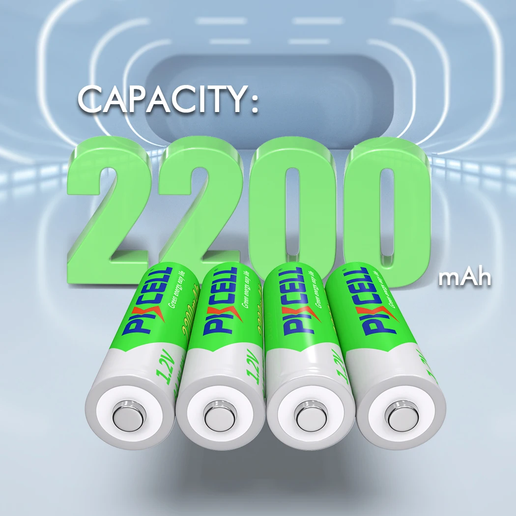 Rechargeable Lithium Batteries Rechargeable Nickel Zinc Batteries 10PCS PKCELL AA 2200MAH 1.2V NIMH Rechargeable 2A Precharge LSD Ni-MH For Camera Toys