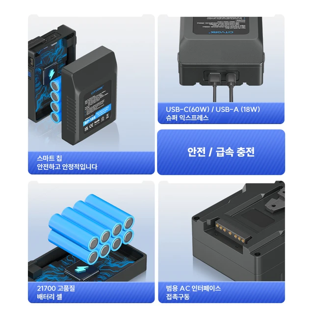 신뢰할 수 있는 고품질 PALO BP-185 12500mAh V 마운트 배터리