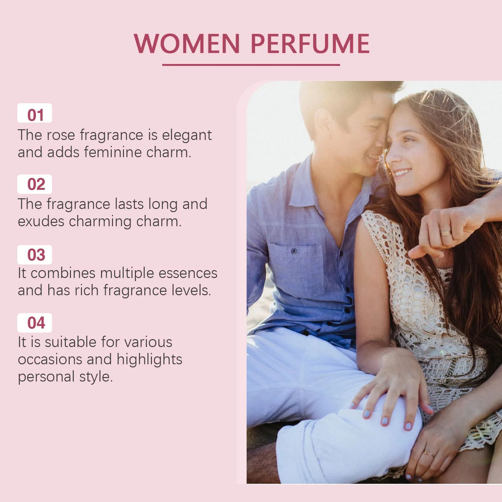 Roxelis Floral Eau De Cologne Perfume Spray For Women Long Lasting_voghion.com