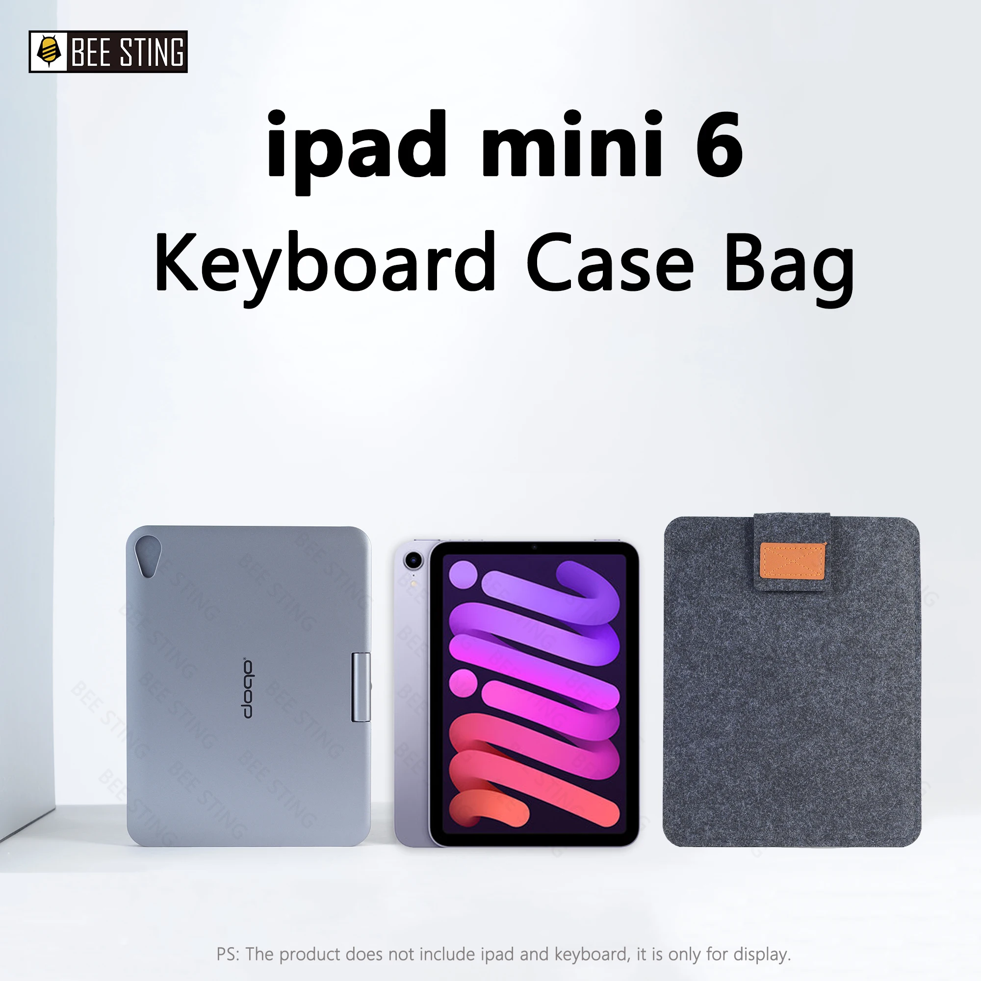 Custodia Per Ipad Mini 6 Magic Keyboard Cover Custodia Protettiva Morbida Custodia Leggera Per Uomo Donna Funda Per Apple Mini6 8.3 Tablet Bag