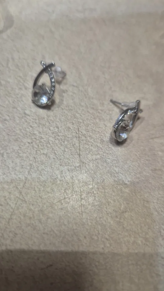 Korean Style Fashion Cross Stud Earrings photo review