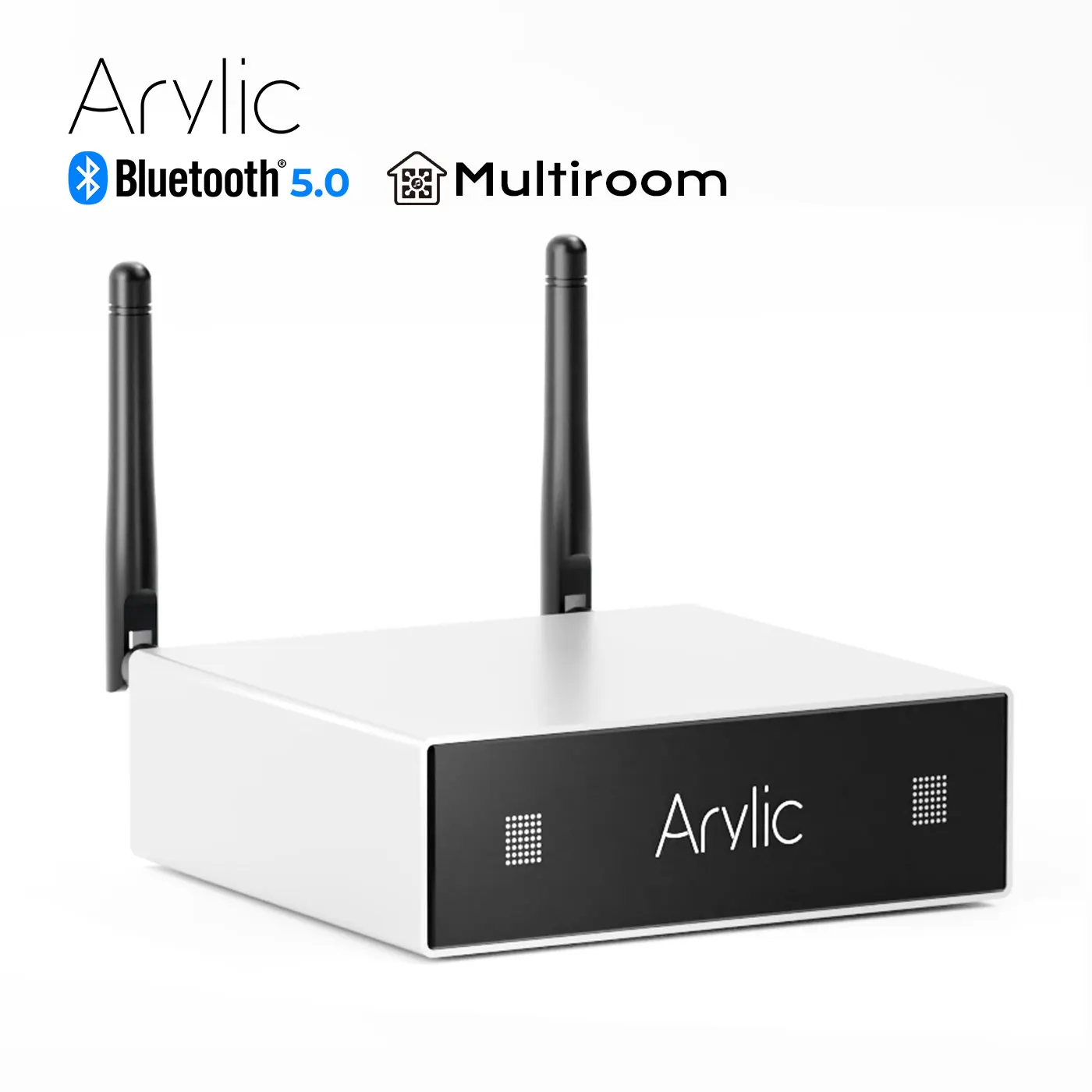 Arylic A50 WiFi and Bluetooth Amplifier Wireless Audio Receiver HiFi Class D Digital Streamer Multi-room DLNA Airplay Spotify