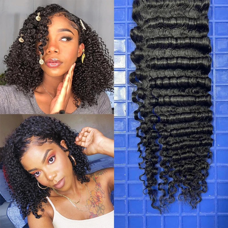 Kinky Curly Tip Microlinks Human Hair Extensions  Curly Micro Bead Hair  Extensions - Hair Weaving - Aliexpress