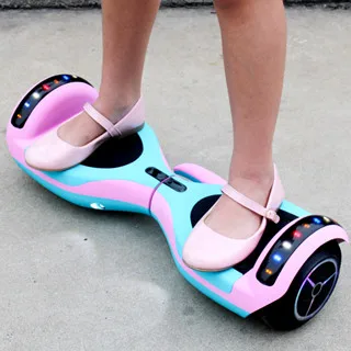 Hoverboard Skate Élétrico Bluetooth Com Led Alça Curta 6,5