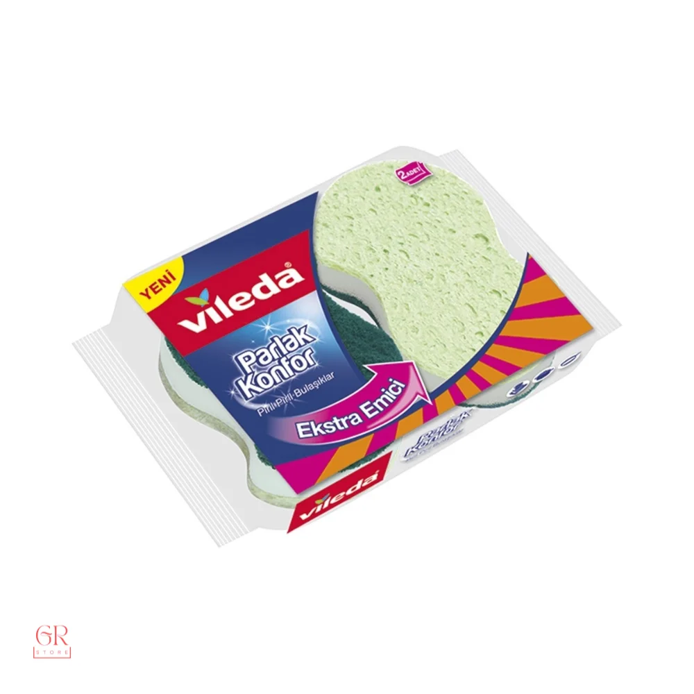 Vileda Bright Comfort Paglietta Ondulata (2 Pezzi/4 Pezzi)