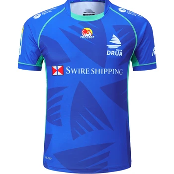 성인 및 아동용 반팔 저지, 훈련 저지, 팀 의류, 피지 7-A-사이드, 홈 앤 어웨이, 럭비 저지 23