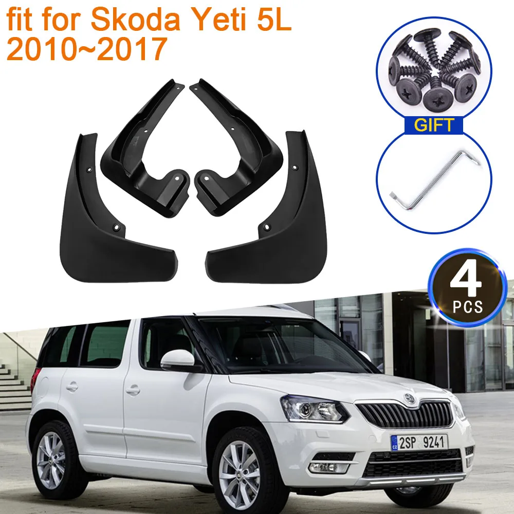 

for Skoda Yeti 2010 2011 2012 2013 2014 2015 2016 2017 MudFlap Mudguards Splash Guards Fender Flare Front Rear Wheel Accessories