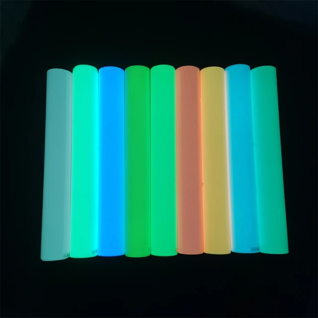 25x20cm Heat Transfer Vinyl Glow in Dark HTV Iron on Vinyl Luminous  Symphony Laser Magic holographic Color for DIY T-Shirts