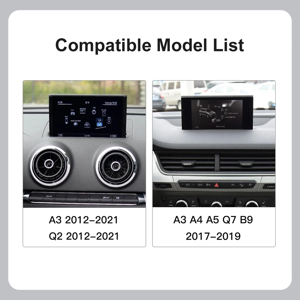 Wireless CarPlay & Android Auto Retrofit Kit For Audi Vehicles