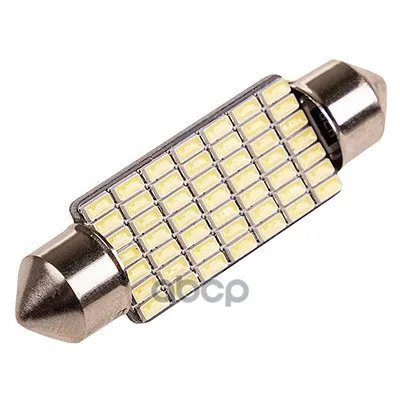 Автолампа Диод T11(C5w) 12v 49 Smd Диодов 1-Конт 41мм Обманка Белая Skyway Салон, Номер Skyway арт. S08201405