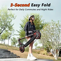 SUNNIGOO adulte Scooter électrique 36V 10.4Ah 350W moteur 30KM longue portée 30 KM/H 8.5 pouces pneus solides pliable Smart APP EScooter 5