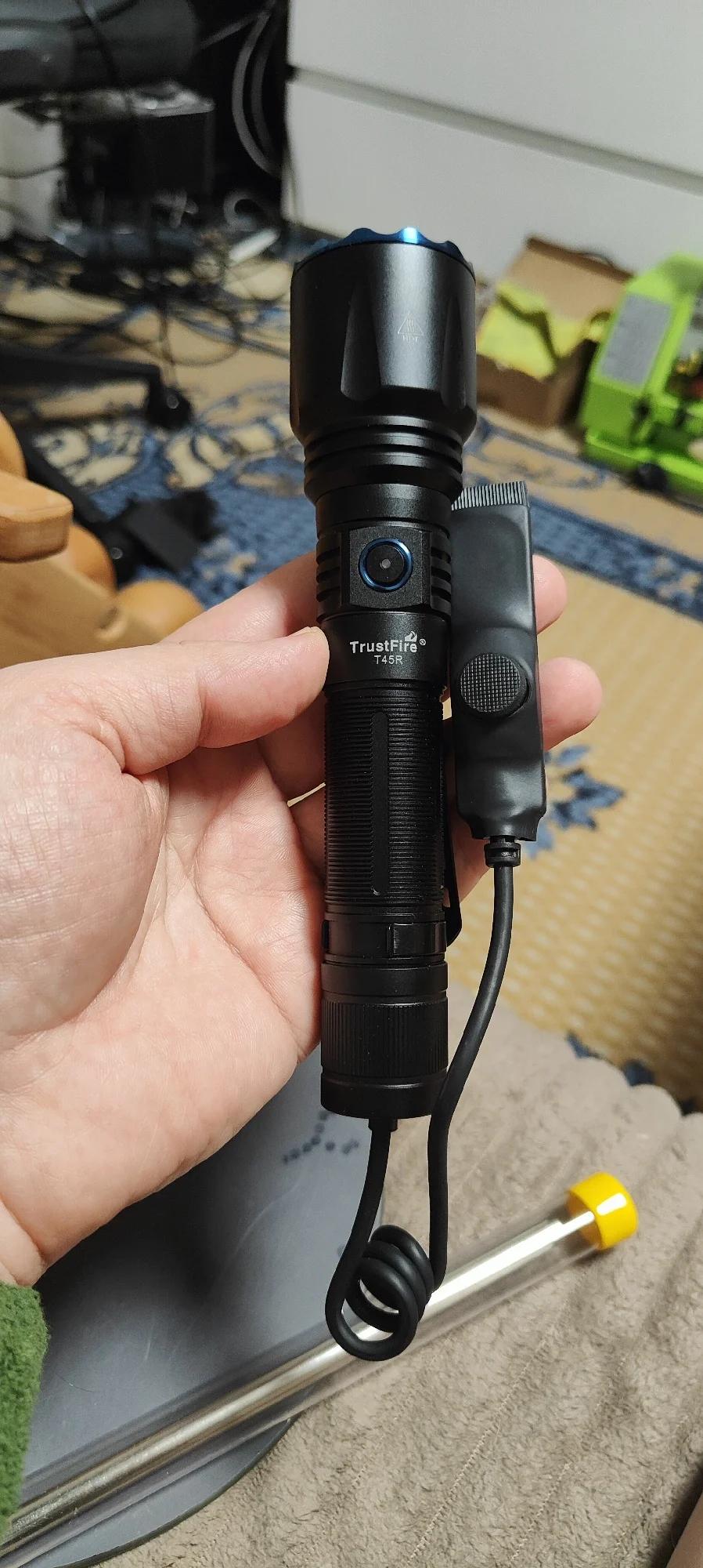 Trustfire T45R Powerful LEP Tactical Flashlight Hunting 21700