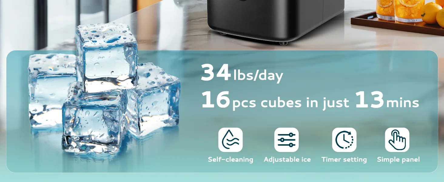 Ice Cube Maker Features