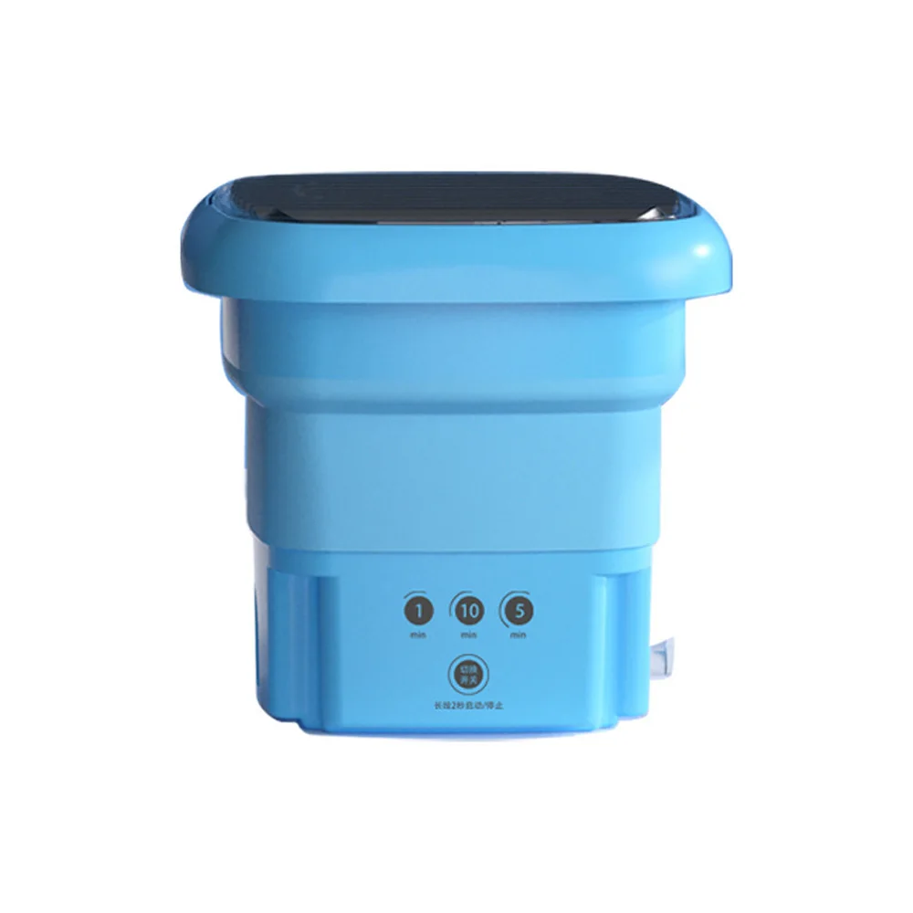 Portable Folding Washing Machine Folding Washing Machine For Clothes With Dryer Bucket Washing 5