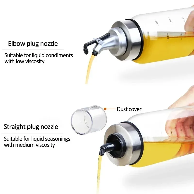1Pcs Vinegar Spray Oil Sprayer Press Type Oil Bottle for Kitchen