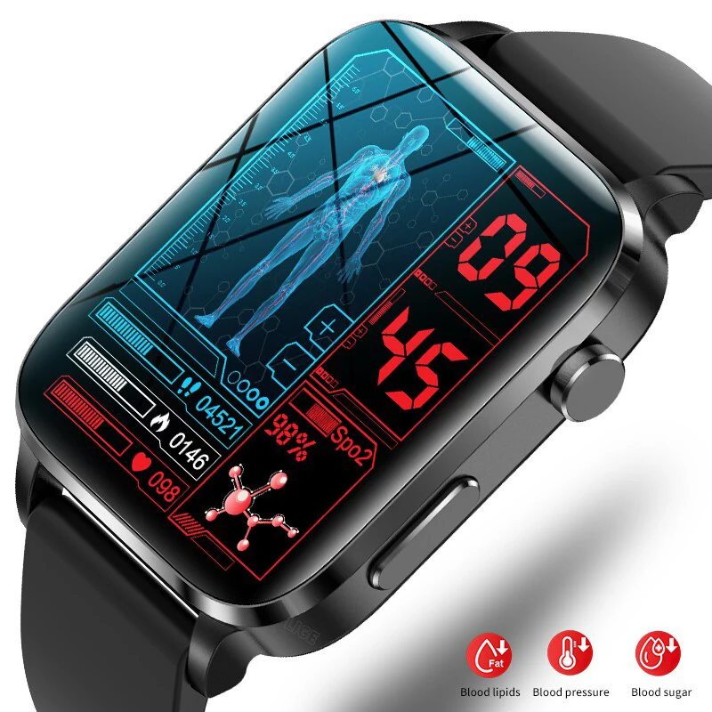 

2023 Latest SmartWatch Men Ladies F100 Heart Rate Monitor Large Memory Screen Waterproof Steps Counter Activity Exercise Tracker