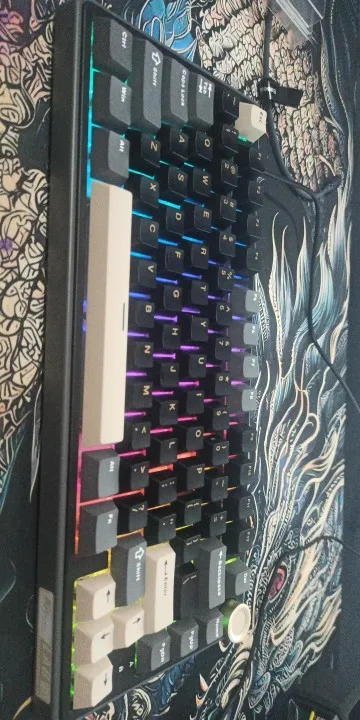 Teclado gamer Rk 75 photo review