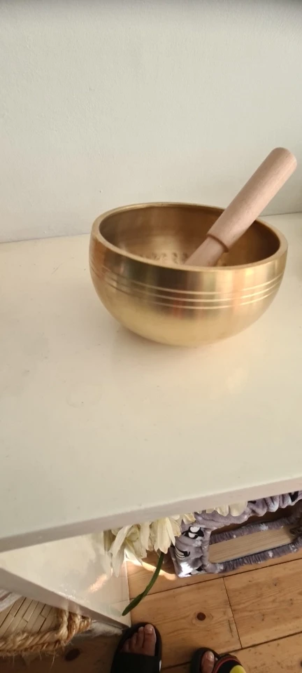 Tibetan Handmade Brass Singing Bowl | Meditation & Yoga Bowl photo review