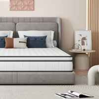 Матрас с пружинной подкладкой 90/140 см, толщина 25 см, ультра-тихий матрас, губка высокой плотности, дышащая 3D ткань — изображение 2