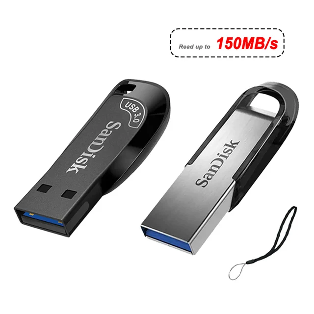 Sandisk USB 3.0or3.2 Pendrive 512GB 256GB 128GB 64GB 32GB USB Flash Drive 32 64 128 Pen Drive USB Flash Stick Disk on Key Memory 1