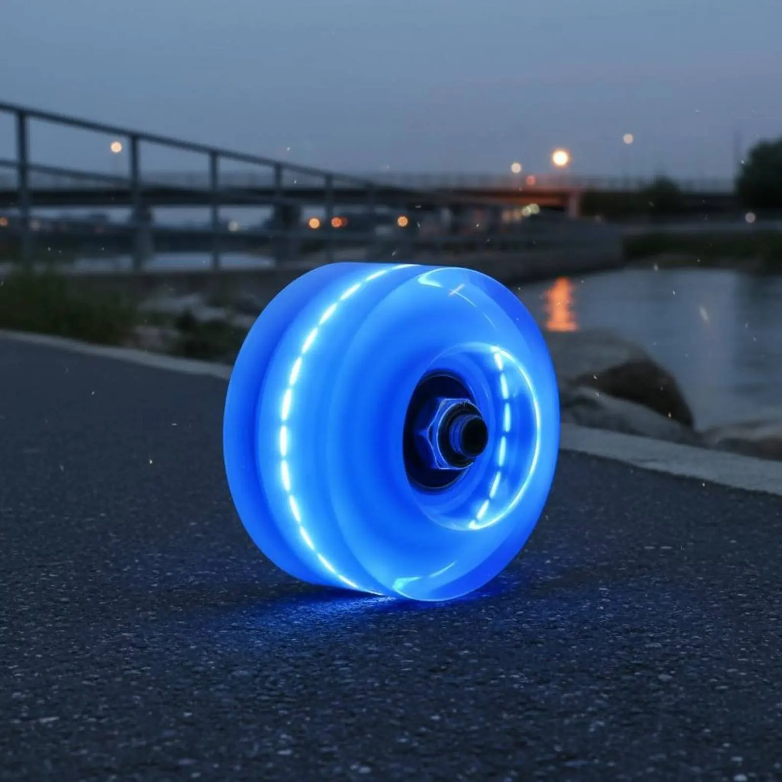 1PC LED 플래싱 인라인 스케이트 휠, 플래싱 인라인 스케이트 휠 조명이 필요 없는 어린이, 청소년용 라이트업 스케이트보드 휠