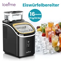 Chauffe-glaçons électrique LOEFME avec réservoir d'eau extérieur de 1,5 litre, 13 glaçons solides et cycle de nettoyage pour cuisine et bureau 1