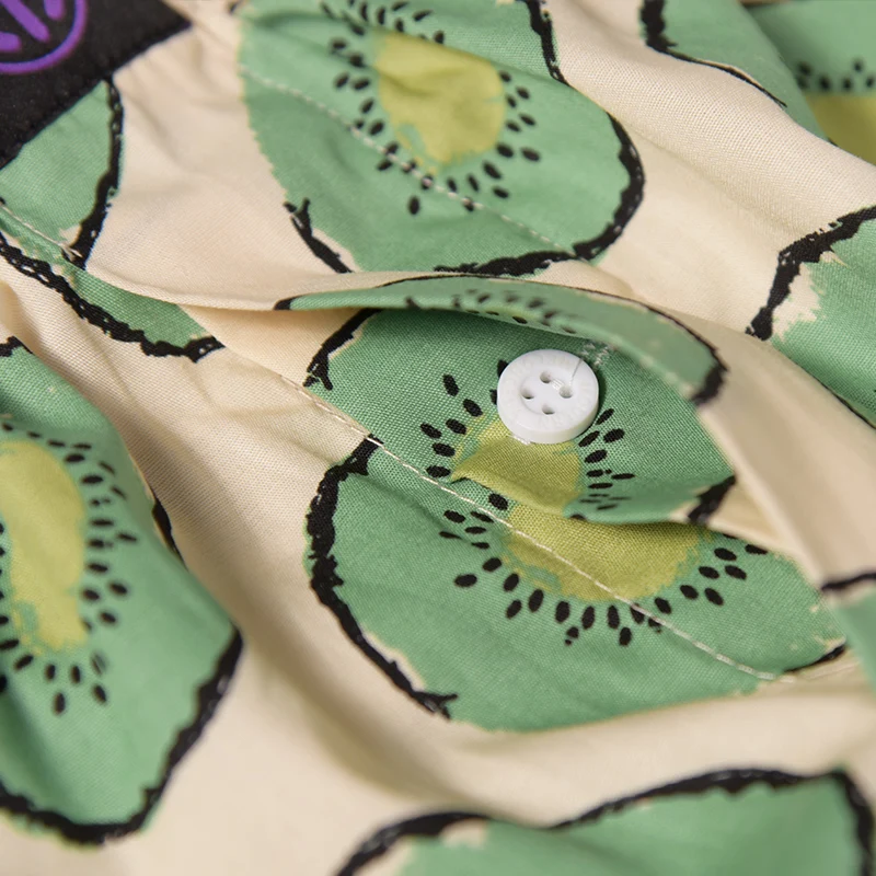 Pure Cotton Kiwi Fruit Panties For Men And Women Pattern Comfortable Breathable Shorts For Home Leisure