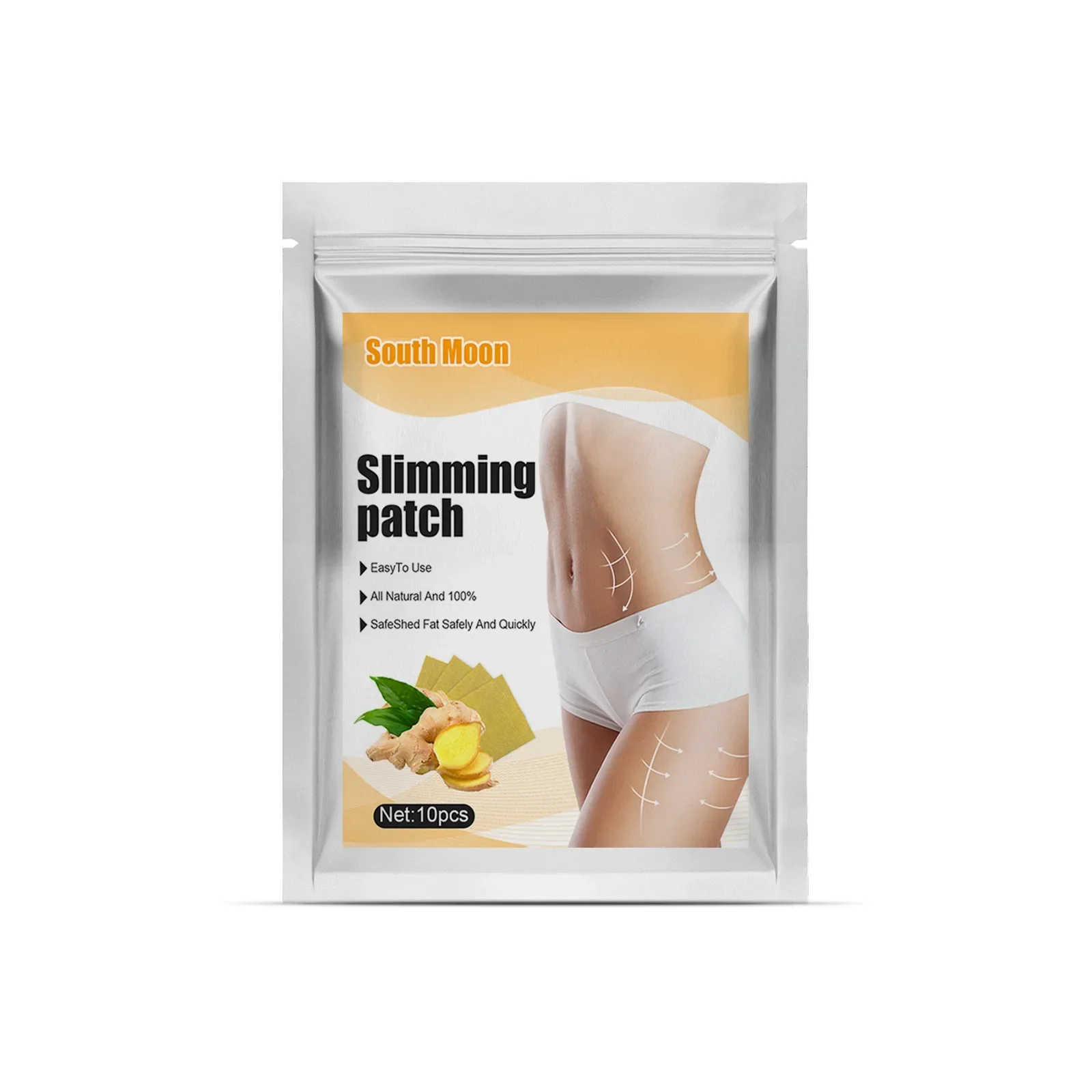 Ginger Firming Belly Patch Abdomen Fat Reduction Cellulite Remover Weight Loss Waist Fat Burner Body Sculpting Sticker 10pcs