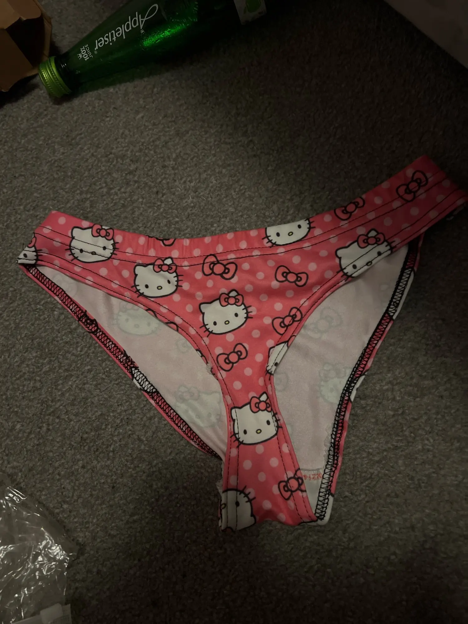 2025 Hot Sale Hello Kitty Kawaii Two Piece Set Couple Underwear Men Boxer Women Panty Oversized Suit Matching Outfits Cute photo review