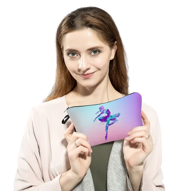 Borsa Per Trucco Ginnastica - Tela Impermeabile, Design Sportivo, Per Ragazze, Viaggio - Foto 7