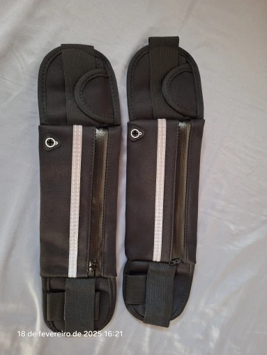 Pochete Esportiva cintura Preta porta celular garrafa utensílios para Corrida Preta photo review