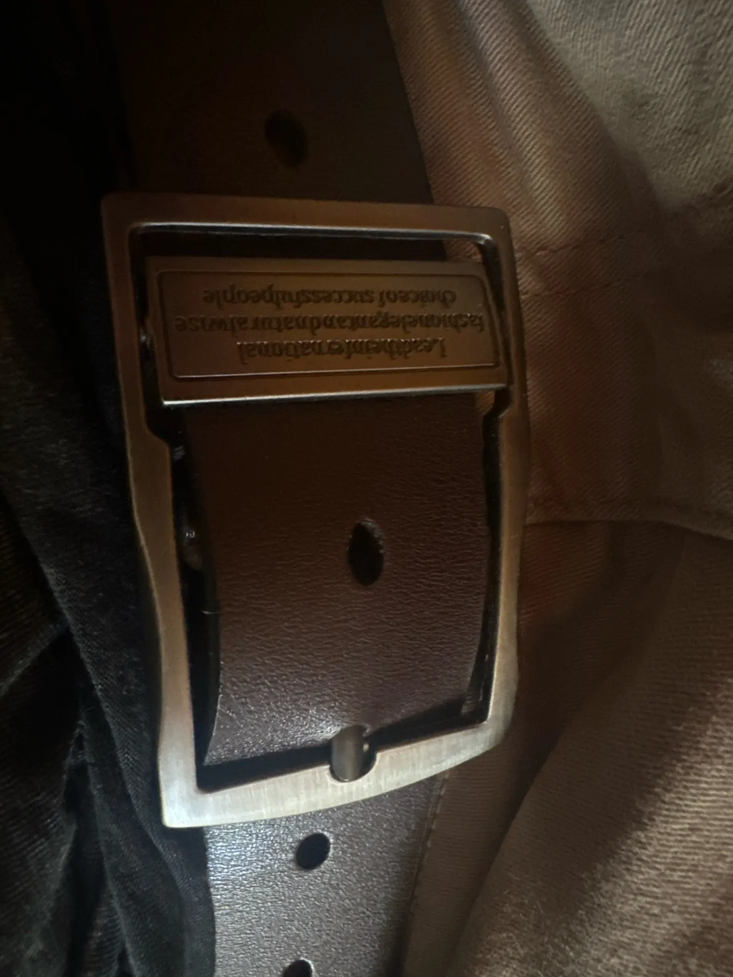 MIDNIGHT SOVEREIGN™ – Black Buckle Genuine Leather Belt photo review