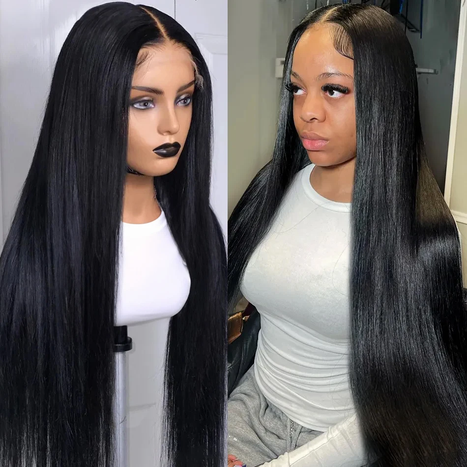 

Парик из натуральных человеческих волос 13x 4, 38 дюймов, 13x6 дюймов