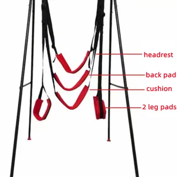 Soft Material Sex Swing Sex Furniture Fetish Bandage Love Adult game Chairs Hanging Door Swing Sex Erotic Toys for Couples 3