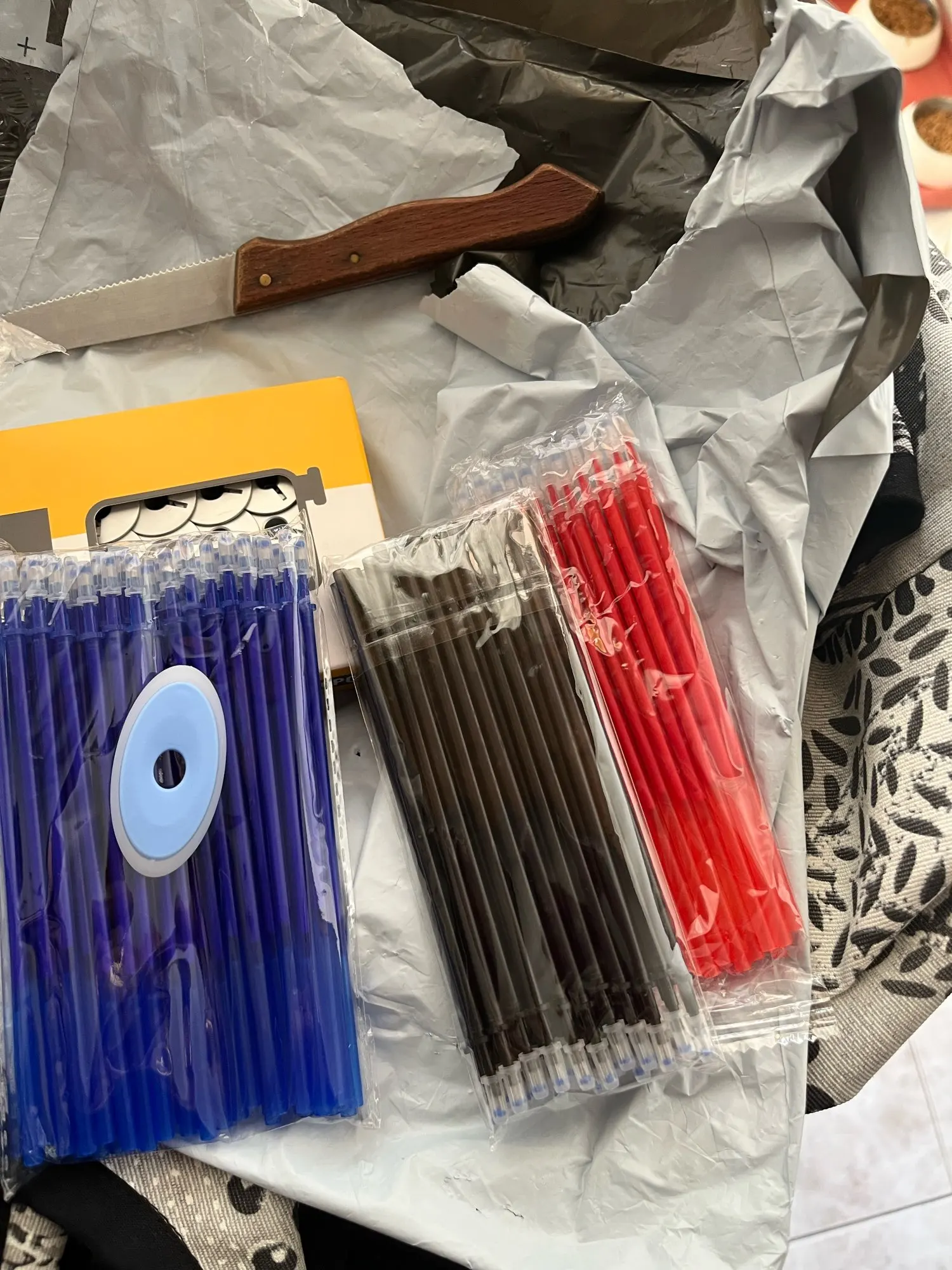 100 unids/set Kawaii recarga borrable bolígrafos borrables bolígrafo de Gel boceto escritura papelería para cuaderno útiles escolares lindo lápiz para niños photo review