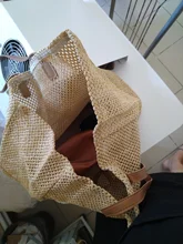 Straw Hollow Out Knitting Tote Bag Large Capacity Handmade Shoulder Handbag Women 2023 Designer Casual Beach Bag Ethnic Style - AliExpress 