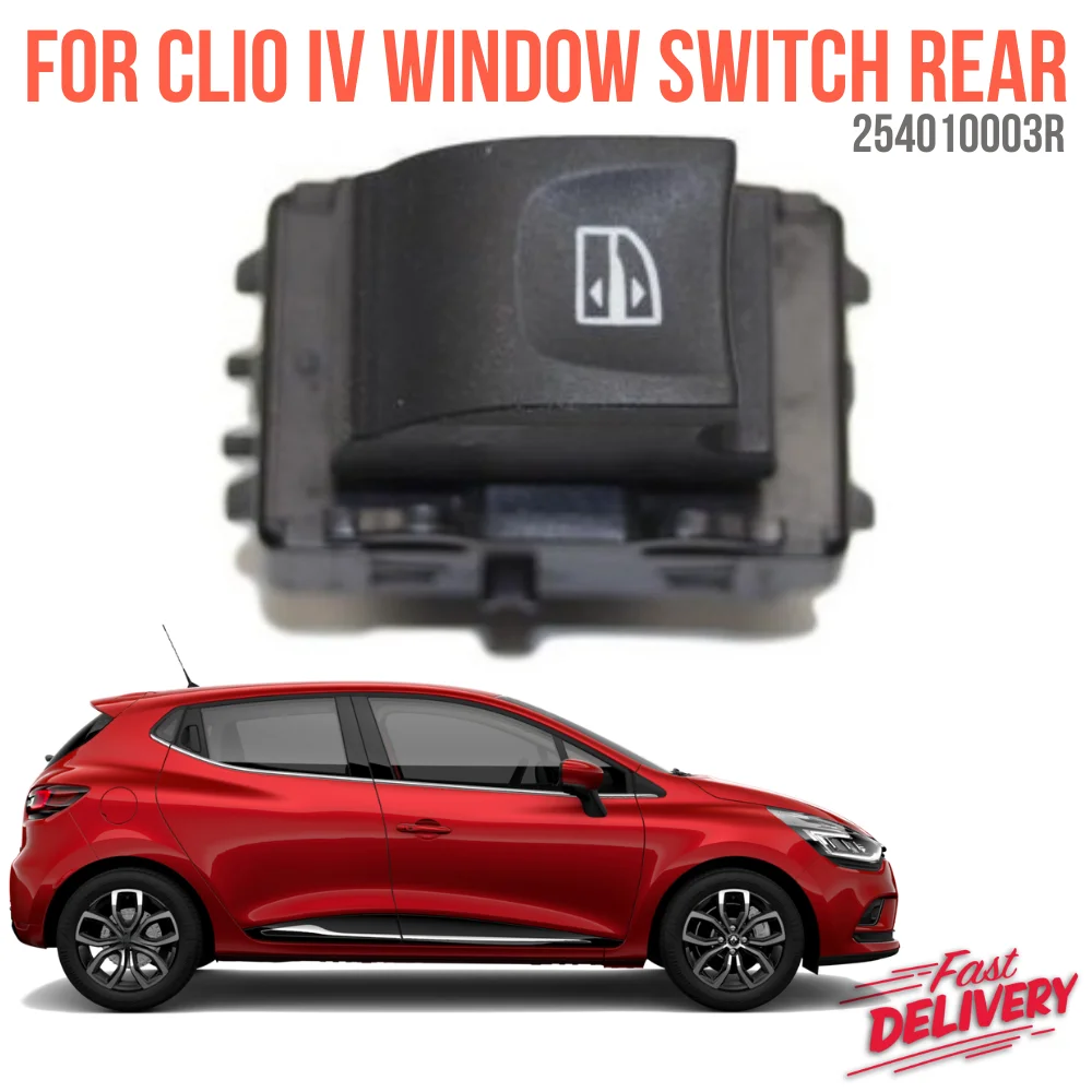 For CLIO IV DACIA DOKKER LODGY LAGUNA III (07-)MEGAN III (08-) WINDOW SWITCH REAR R/L ( 4 FIS) OEM 254010003R super quality high