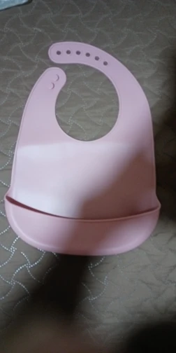 Baby Bib Adjustable Waterproof Bibs Babies Soft Edible Silicone Newborn Saliva Dripping Towel Drooling Children Scarf BPA Free photo review