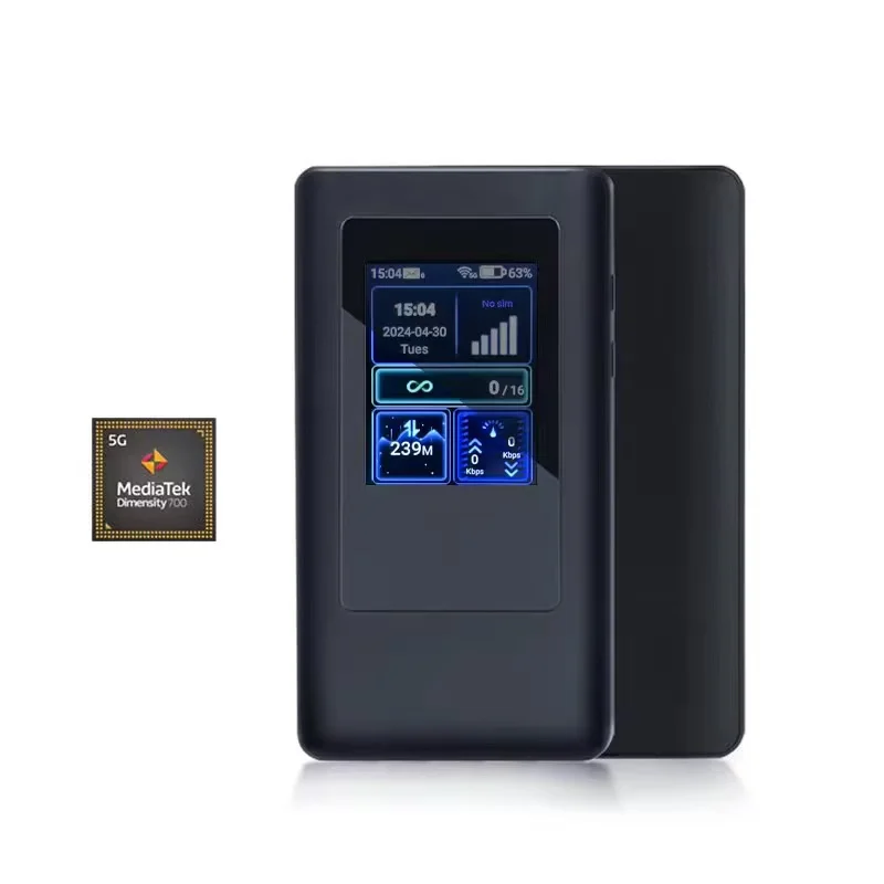 5G Pocket WiFi6 Dual-Band MTK Powerful Chip SIM Card Wireless WiFi